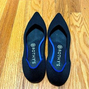 Rothy’s The Point Black shoe W8.5